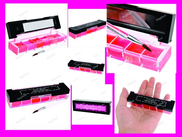 6-Batom Pomada Lip Brilho Gloss Batom Lip Care Cosméticos