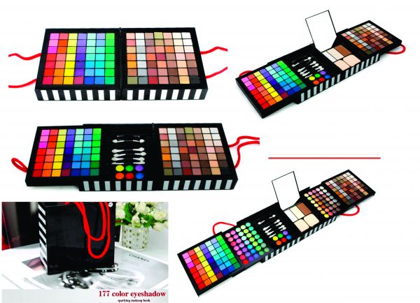 177-Color Eyeshadow Palette Cheek Blush Lipgloss Makeup Moda