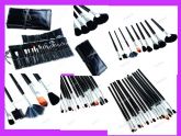 24pcs Escova Cosmética Profissional Portátil Maquiagem