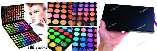 paleta com 180 sombras
