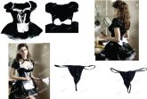 Maid Estilo Bola Halloween uma peça Vestido Costume Uniform